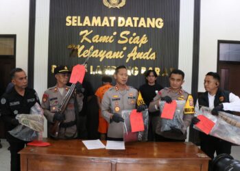 Polres Lampung Barat Gelar Press Release Pengungkapan Kasus Pembunuhan di Pekon Jagaraga