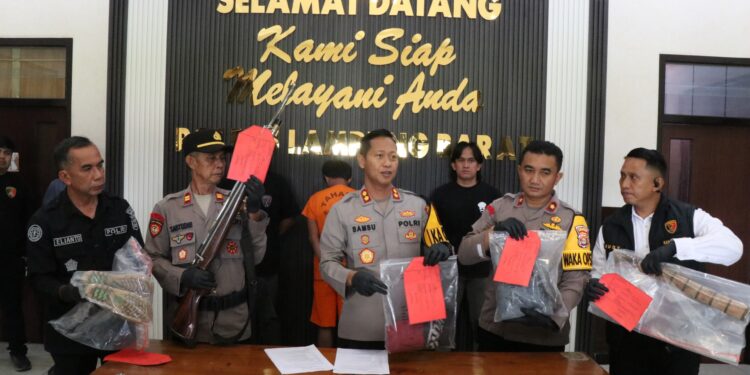 Polres Lampung Barat Gelar Press Release Pengungkapan Kasus Pembunuhan di Pekon Jagaraga