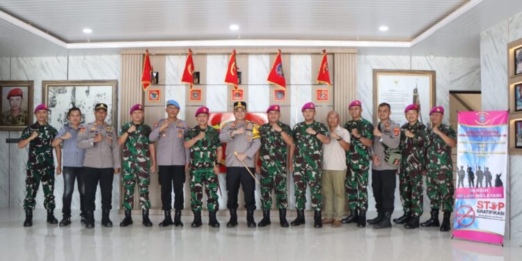 Perkuat Soliditas Ramadhan, Kapolres Pesawaran Sambangi Tiga Komando Militer, Sinergitas TNI–Polri Kian Kokoh Jaga Stabilitas Wilayah
