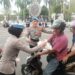 Propam Polda Babel Berbagi Berkah Ramadhan Sembari Sosialisasi QR Yanduan di Titik Nol