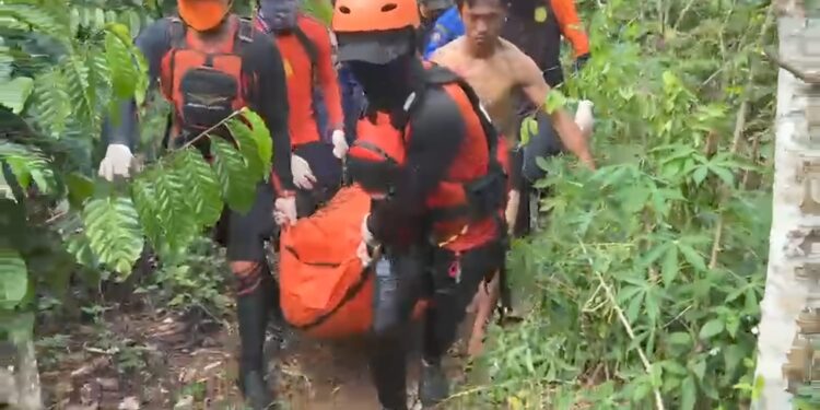 Hari Kedua Pencarian, Tim SAR Gabungan Berhasil Temukan Korban Tenggelam di Lampung Utara