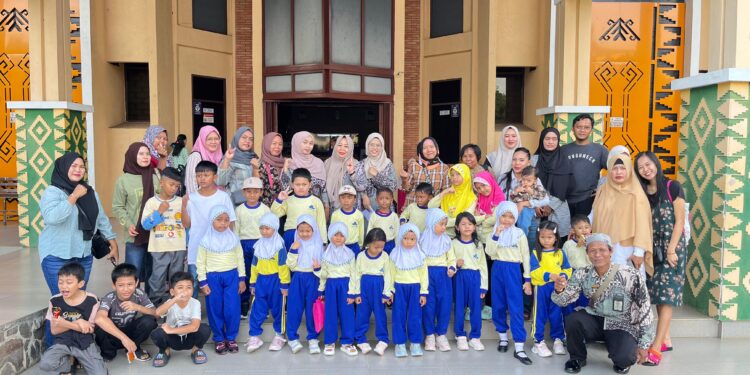 Akhir Semester TK Tunas Kusuma Kampung Baru adakan Pembelajaran di luar kelas Kunjungan Ke Museum Lampung