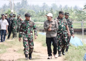 Perkuat Ketahanan Pangan Nasional, Dandim 0429/Lamtim Tinjau Lokasi dan Pimpin Langsung MC 0 CSR