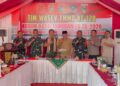 Kasrem 043/Gatam Sambut Tim Wasev Pusterad Tinjau Lokasi TMMD ke-128 Pekon Kalimiring