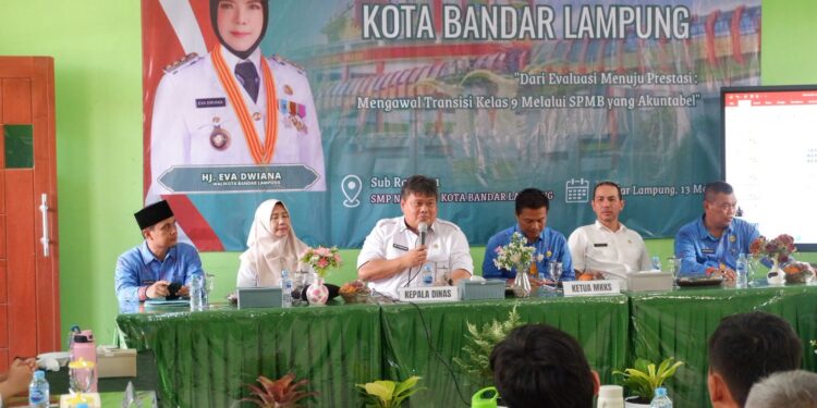 Tingkatkan Mutu Pendidikan dan Prestasi Siswa, Kadisdikbud Mengajak Seluruh Kepala Sekolah SMP se-Kota Bandar Lampung 