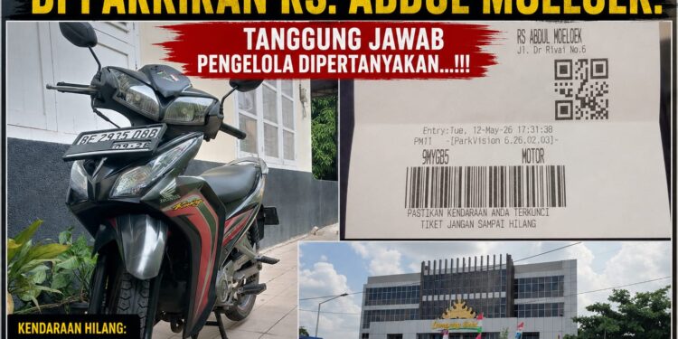 Motor Pasien Raib di Parkiran RSUD Abdul Moeloek, Tanggung Jawab Pengelola Dipertanyakan