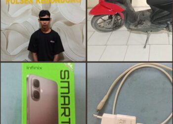 Manjat Tembok Kamar Mandi, Pencuri Ponsel di Way Khilau Berhasil Diringkus Tekab 308 Polsek Kedondong