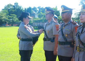 Kapolres Lampung Timur Pimpin Sertijab Beberapa PJU Dan Kapolsek