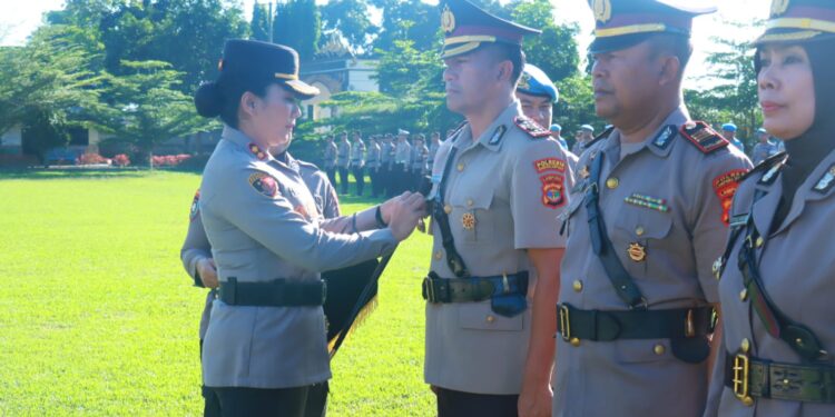Kapolres Lampung Timur Pimpin Sertijab Beberapa PJU Dan Kapolsek