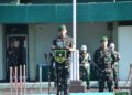 Danrem 043/Gatam Pimpin Upacara Bulanan, Sampaikan Amanat KASAD