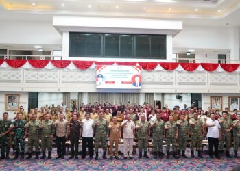 Kasrem 043/Gatam Hadiri Pembukaan KKDN Fakultas Strategi Pertahanan UNHAN RI