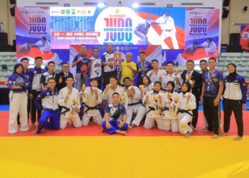 Kapolri Cup 2026: Didampingi Langsung oleh Kapolda, Kontingen Judo Polda Lampung Borong Lima Medali di GOR Segiri