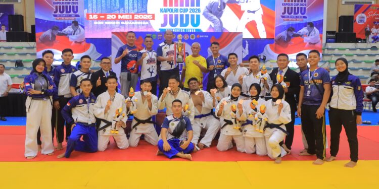 Kapolri Cup 2026: Didampingi Langsung oleh Kapolda, Kontingen Judo Polda Lampung Borong Lima Medali di GOR Segiri