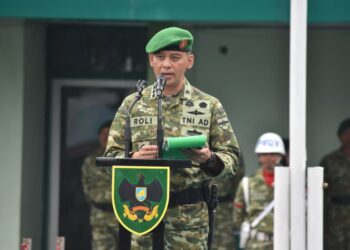 Kasrem 043/Gatam Pimpin Upacara Memperingati Hari Kebangkitan Nasional Ke-118 Tahun 2026.