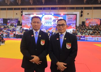 Kapolri Cup 2026 : Dua Personil Polda Lampung Dipercaya Jadi Pengadil di Kejuaraan Judo