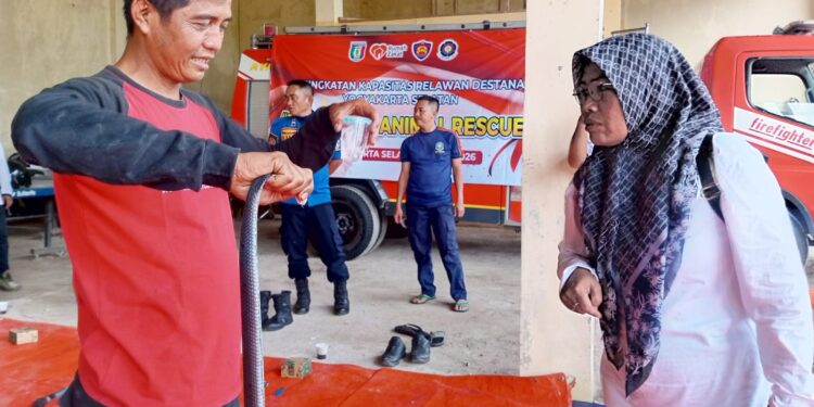 Pelatihan Animal Rescue sukses digelar Destana Yogyakarta Selatan dan Relawan Pemadam Kebakaran Pringsewu 