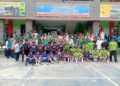Pertandingan Seru Bola Futsal SMP Negeri 17 melawan Omped Visual 