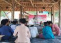 Santri Pondok Pesantren Raudlatul Muttaqin Sumbersari antusias ikuti Simulasi dan Pemasangan Rambu Kebencanaan 