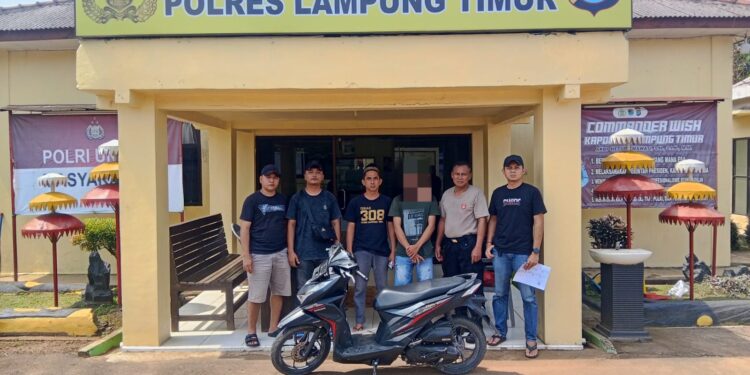 Tim Tekab 308 Presisi Polsek Labuhan Maringgai Ungkap Kasus Curanmor, Pelaku Serahkan Diri Beserta Barang Bukti