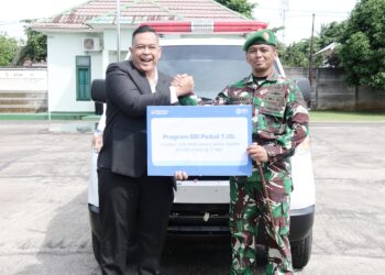 Perkuat Layanan Kesehatan, Kodim 0429/Lamtim Terima 1 Unit Ambulance Dari BRI