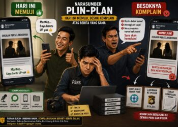 Serba serbi Jurnalis: Ketika Narasumber Plin-Plan! Hari Ini Memuji, Besok Komplain atas Berita yang Sama