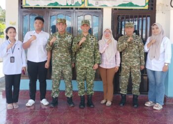 Sukseskan Program Prioritas Presiden, Kasrem 043/Gatam Tinjau Progres KDKMP dan SPPG di Lampung Tengah