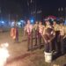 Tim Satgas BPBD, Damkarmat Pringsewu berikan Edukasi Kebencanaan pada Peserta Kemah Bhakti Saka Bhayangkara Lampung