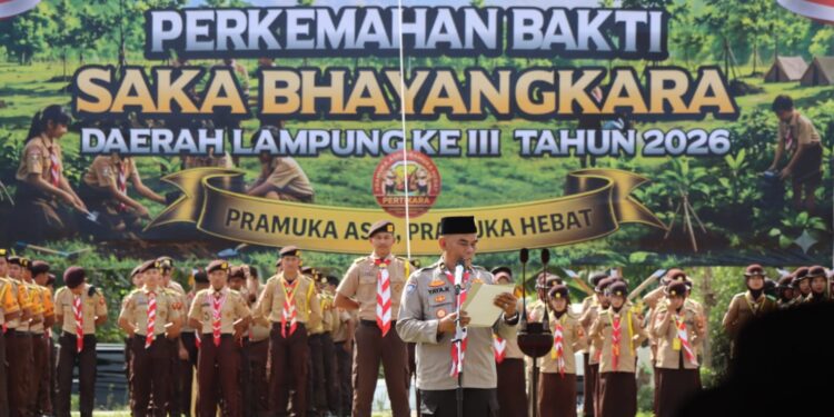 Pertikarada III Lampung Resmi Dibuka di Pringsewu, 345 Pramuka Saka Bhayangkara Ikuti Aksi Sosial hingga Penghijauan