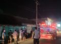 Respon Cepat Damkar dan Polsek Way Jepara Cegah Kebakaran Gudang Plastik di Komplek Pertokoan Pasar