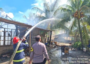 Rumah Ditinggal Kondangan Terbakar, Polisi Minta Warga Waspada Saat Musim Kemarau