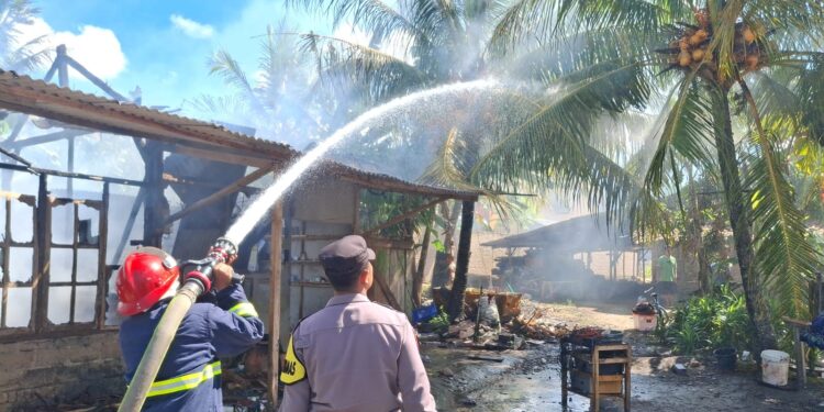 Rumah Ditinggal Kondangan Terbakar, Polisi Minta Warga Waspada Saat Musim Kemarau