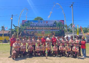 Kontingen Saka Bhayangkara Polres Lampung Barat ikuti Pertikarada III Lampung di Pringsewu