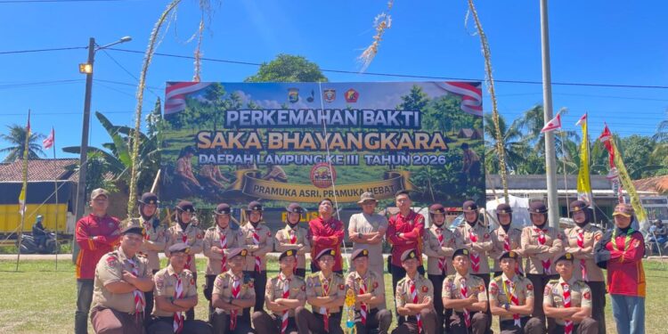 Kontingen Saka Bhayangkara Polres Lampung Barat ikuti Pertikarada III Lampung di Pringsewu