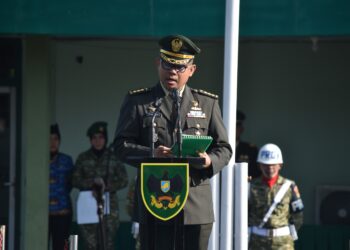 Perkuat Nilai Kebangsaan, Korem 043/Gatam Gelar Upacara Hari Lahir Pancasila 2026