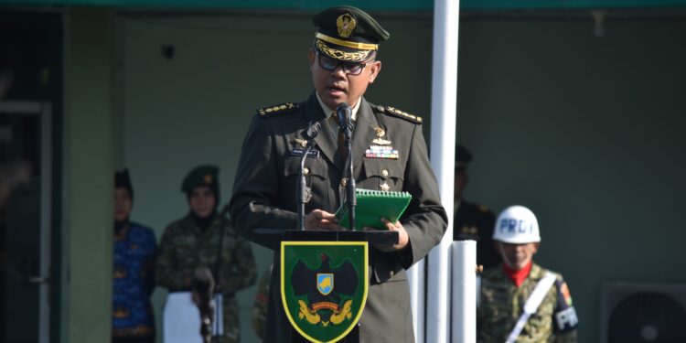 Perkuat Nilai Kebangsaan, Korem 043/Gatam Gelar Upacara Hari Lahir Pancasila 2026