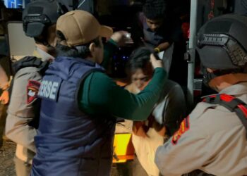 Brimob Lampung Lakukan Evakuasi Tersangka Kasus Pencurian