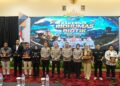 Kapolda dan Wakapolda Lampung Hadiri Rakernis Gabungan Bid Humas dan Bid TIK