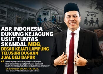 Hermawan Minta Kejaksaan Tinggi (Kejati) Lampung Untuk Melakukan Pendalaman Pelaksanaan Program MBG di Provinsi Lampung