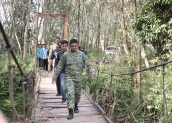 44 Tahun Penantian, Kodim 0429/Lamtim Groundbreaking Jembatan Perintis Garuda Desa Rantau Fajar