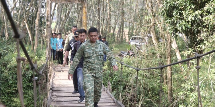 44 Tahun Penantian, Kodim 0429/Lamtim Groundbreaking Jembatan Perintis Garuda Desa Rantau Fajar