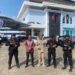 Jamin Keamanan Ibadah Minggu, Detasemen Gegana Satbrimob Polda Lampung Laksanakan Patroli Dialogis di Sejumlah Gereja
