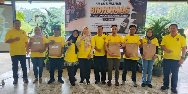 Rangkaian Hari Bhayangkara Ke – 80, Bidhumas Polda Lampung dan Insan Pers Gelar Gathering