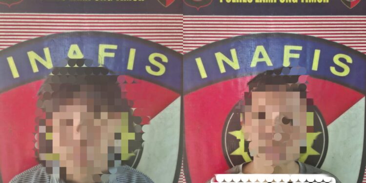 Kasus Curas yang Ramai di Media Sosial Terungkap, Dua Pelaku Serahkan Diri Di Polres Lampung Timur