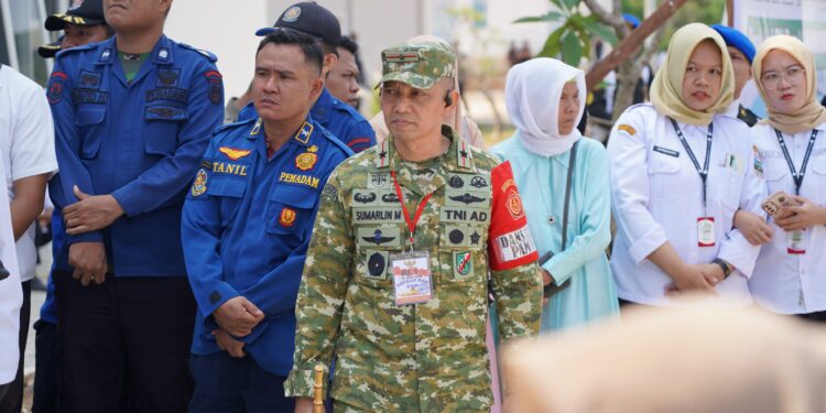 Pengamanan Kunjungan Presiden RI di Lampung Berjalan Optimal, Danrem 043/Gatam Lakukan Pemantauan Langsung