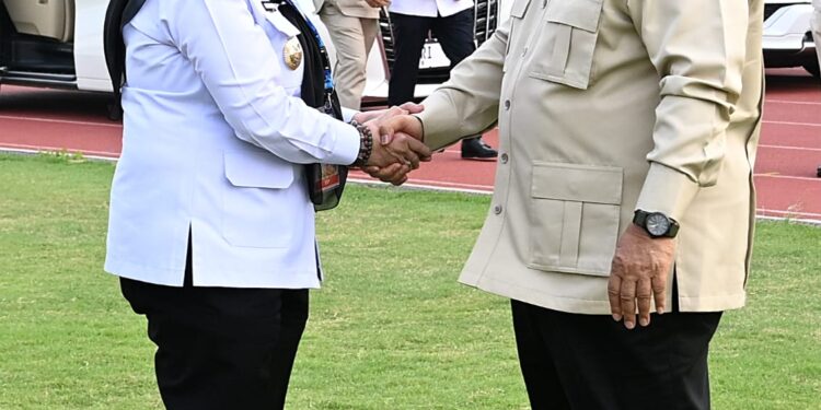 Wali Kota Bandar Lampung Sambut Kedatangan Presiden Prabowo Di Bandara Radin Inten