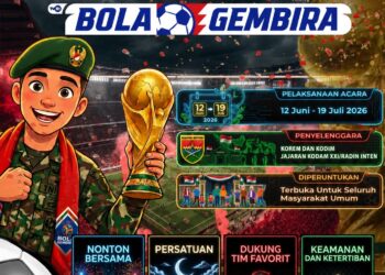 Kodam XXI/Radin Inten Gelar Nobar Kebangsaan Pildun 2026