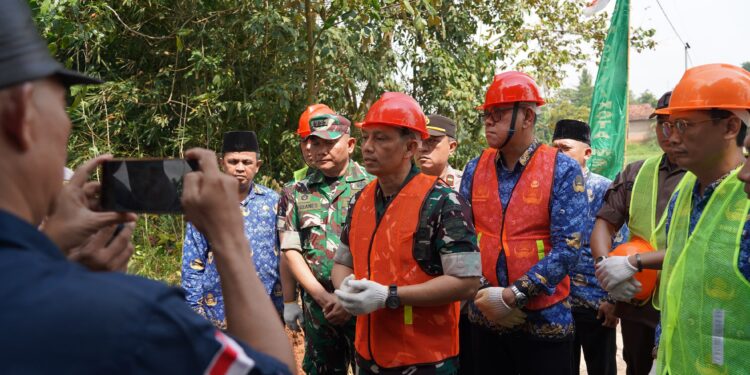 Danrem 043/Gatam Resmikan Pembangunan 24 Jembatan ARMCO Secara Serentak di Lampung dan Bengkulu