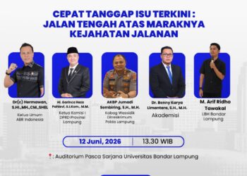 Gelar Diskusi Publik, MEDIKUM Bedah Solusi Atasi Kejahatan Jalanan di Lampung