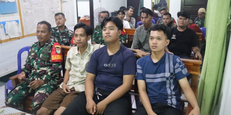 Kodim 0429/Lampung Timur melalui jajaran koramil sukses menggelar nonton bareng (nobar) “Bola Gembira” Piala Dunia 2026 antara Portugal melawan Republik Demokratik Kongo