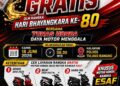Meriahkan Hut Bhayangkara Ke-80, Polres Tulang Bawang Hadirkan Servis Dan Ganti Oli Gratis Bersama Tunas Honda